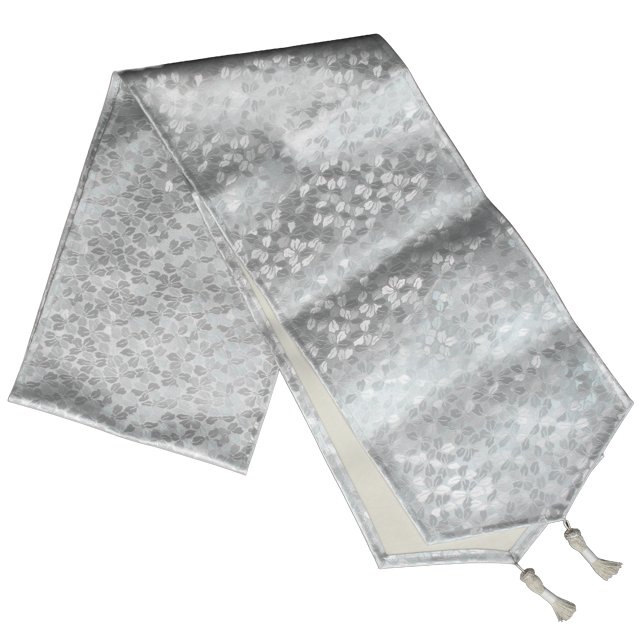 テーブルランナー(シルバー)《59%OFF》