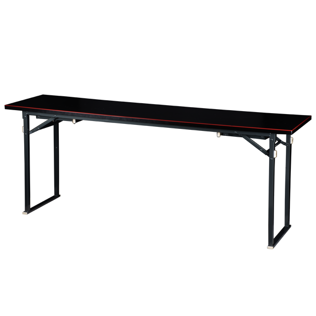 座卓兼用型テーブル(黒塗面朱)A《60％OFF》