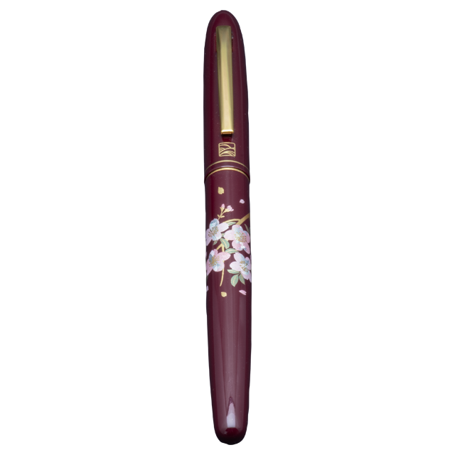 筆ペン(蒔絵物語)桜唄/臙脂《51%OFF》