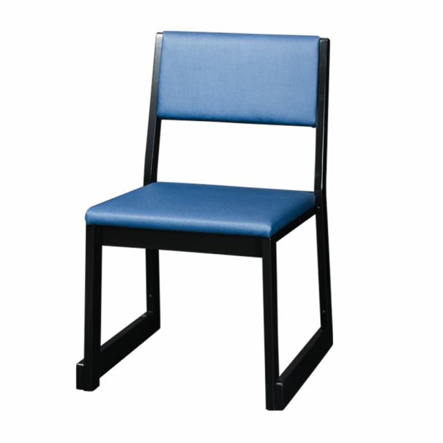 【R-106】本堂用お詣り椅子(ブルー)《70%OFF》