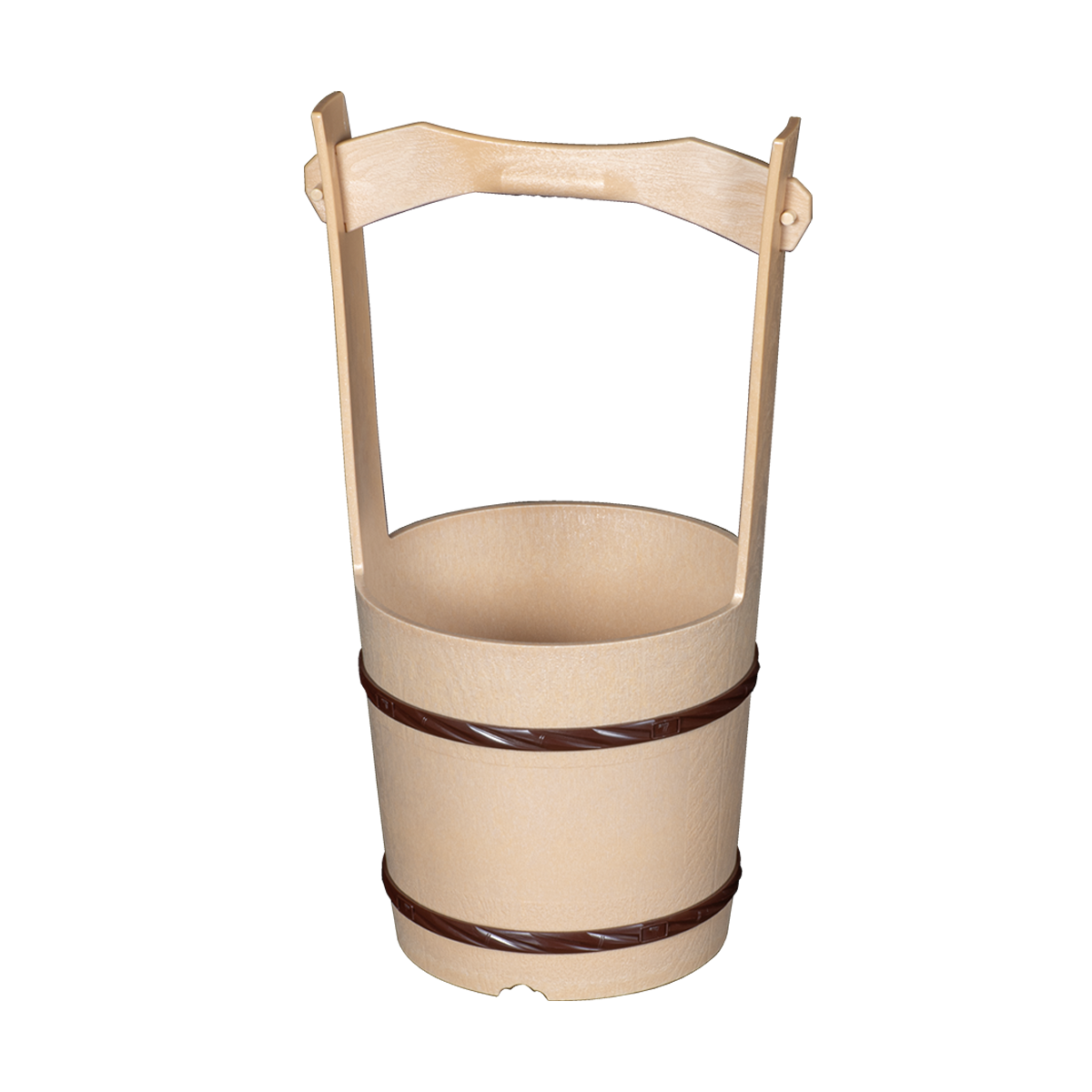 取っ手もい～桶(茶)《20%OFF》