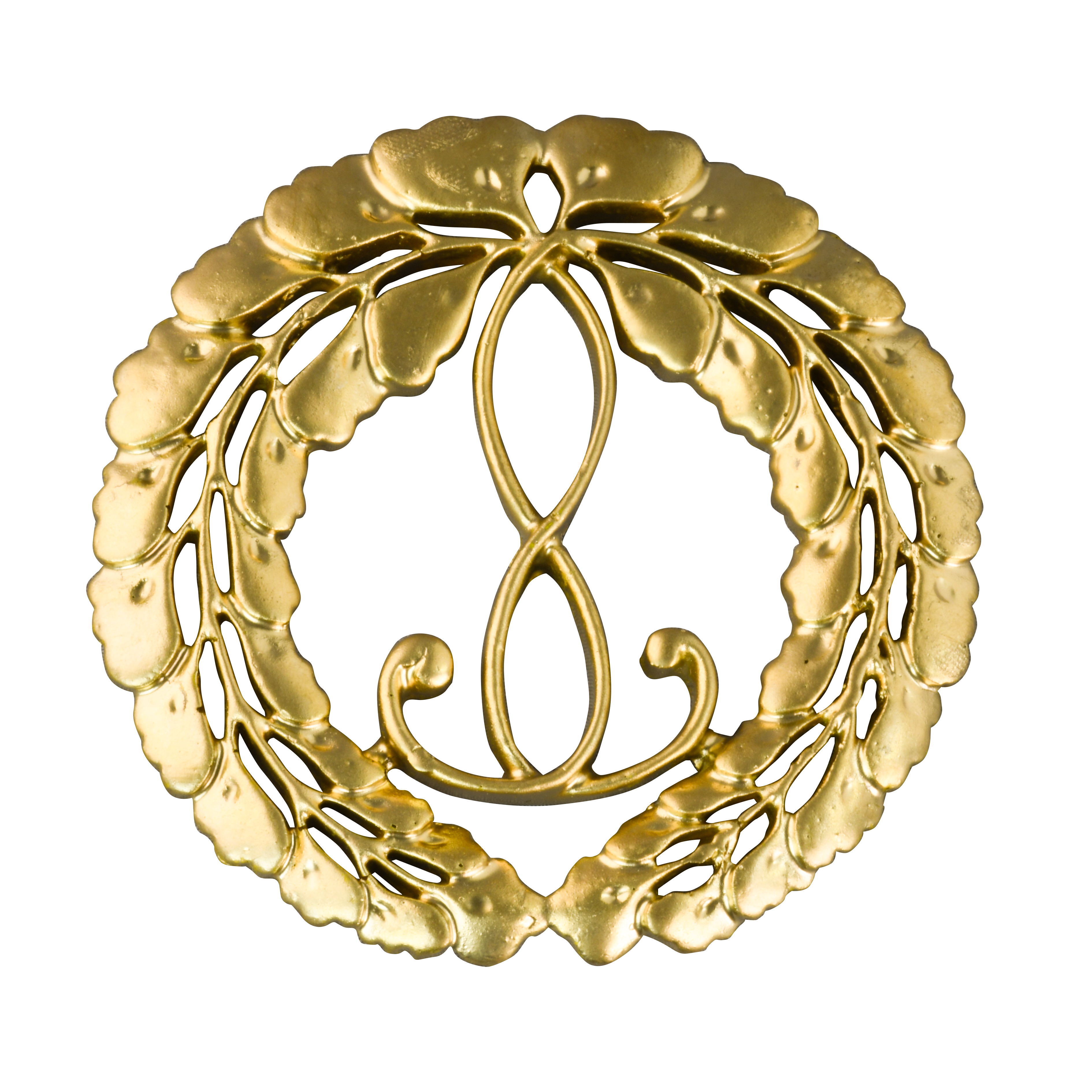 PC定紋　下り藤3寸金塗《60％OFF》