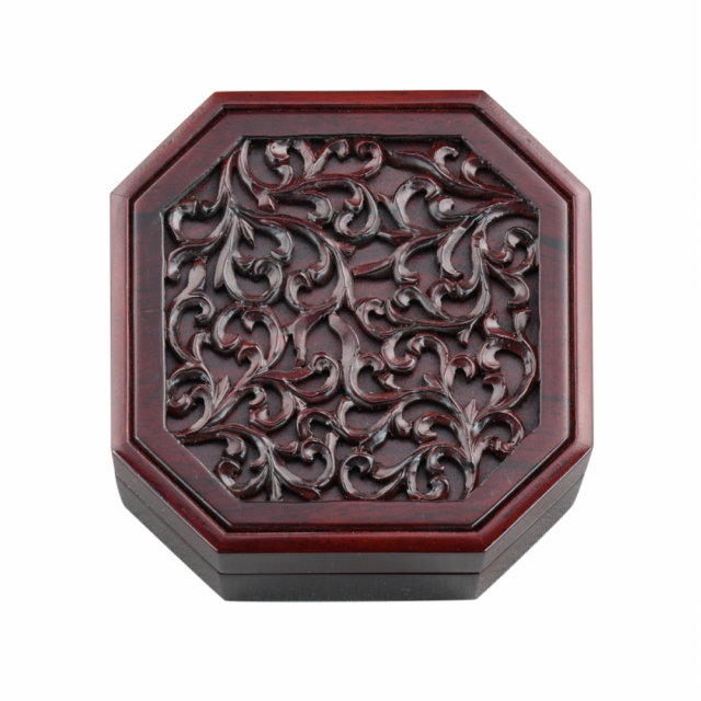 八角型香合（紫檀・切立）2.7寸《55%OFF》